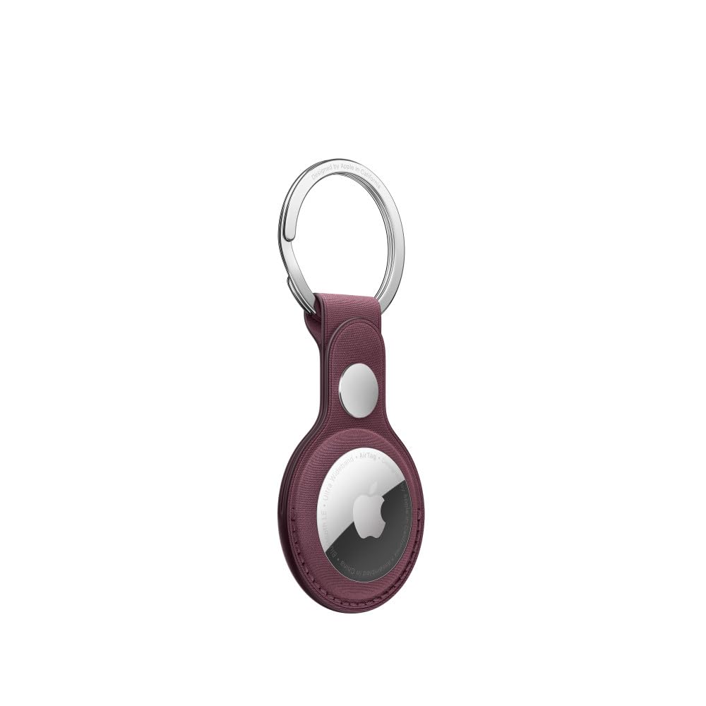 Apple AirTag FineWoven Key Ring - Mulberry - MT2J3ZM/A