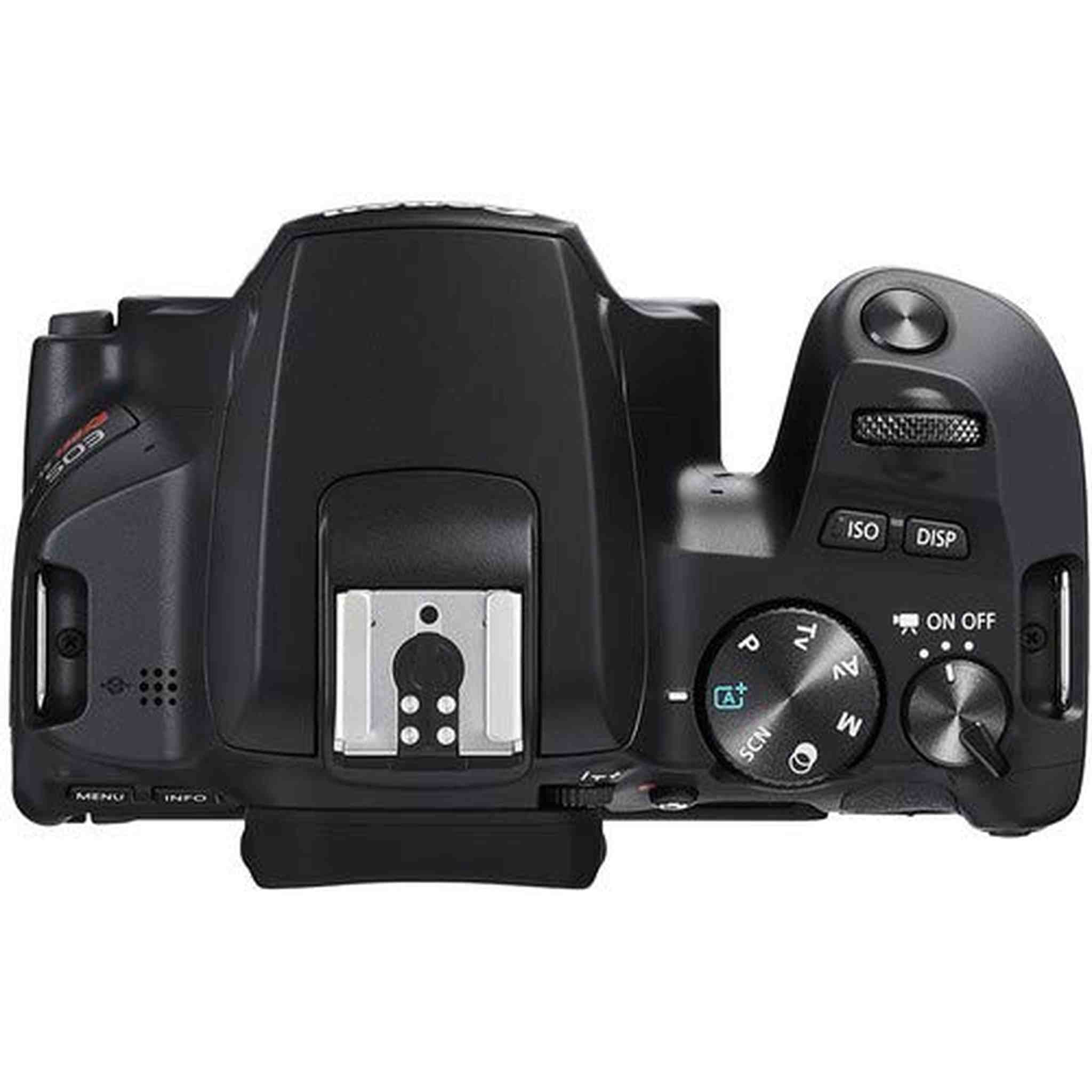 Canon EOS Rebel SL3 DSLR Camera Black, Body Only Bundle with 2x32GB Memory Card + Battery for Canon PE17 + LCD Screen - Used Canon