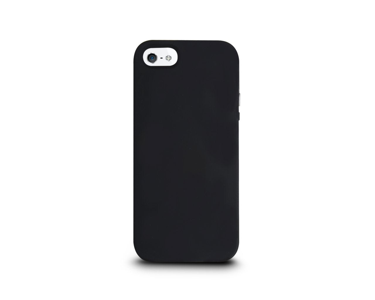 The Joy Factory Jugar Soft Silicone Case with Metal Frame for iPhone5/5S, CSD104 (Matte Black)