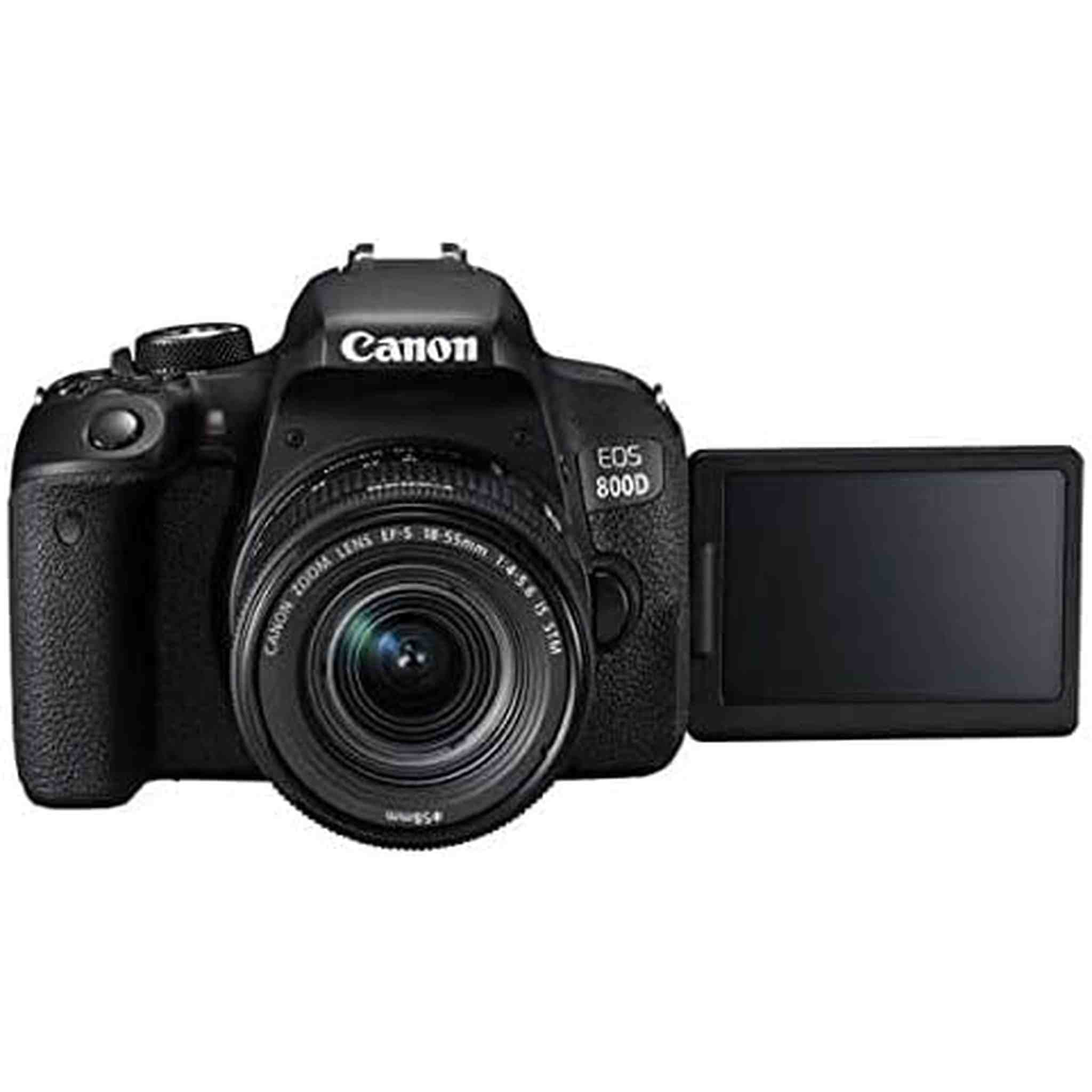 Canon EOS Rebel 800D / T7i DSLR Camera with 18-55 Lens 1895C002 + More - Reconditioned Canon