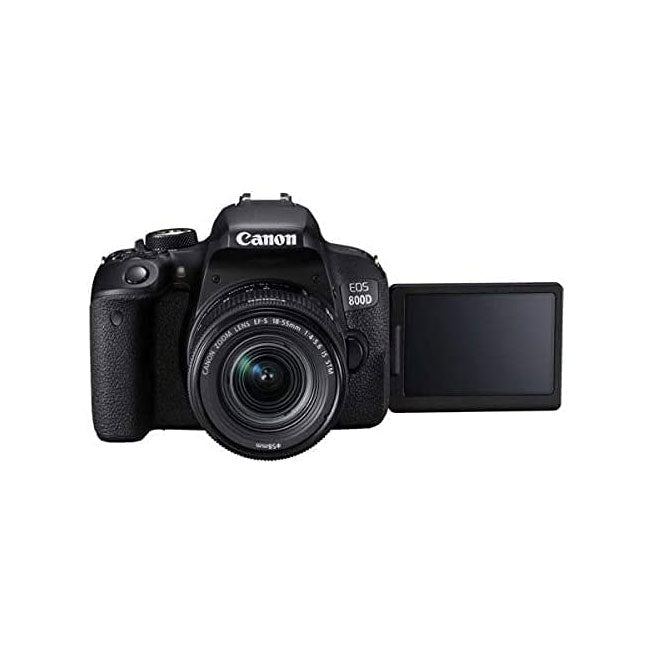 Canon EOS Rebel 800D / T7i DSLR Camera with 18-55 Lens 1895C002 Monitor Bundle