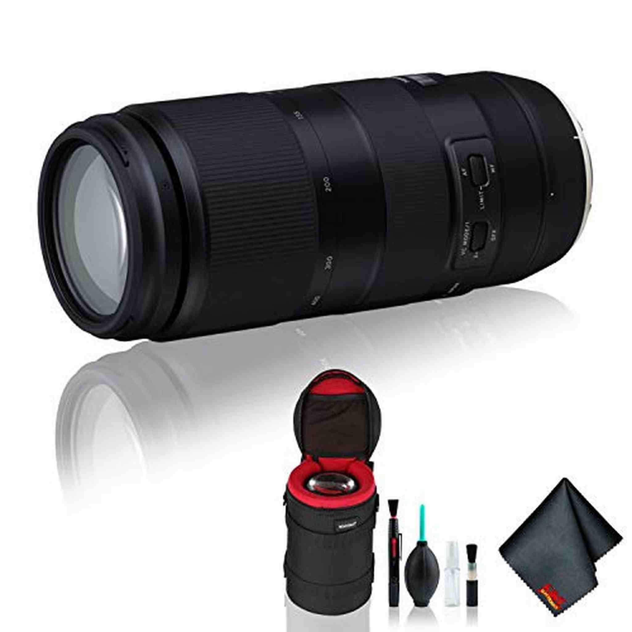 Tamron 100-400mm f/4.5-6.3 Di VC USD Lens for Canon EF - Deluxe Bundle Tamron