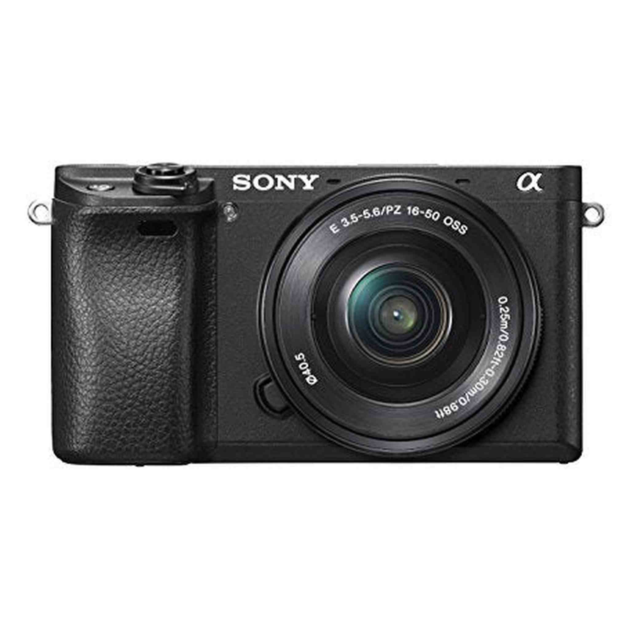 Sony Alpha a6300 Mirrorless Digital Camera International Model w/ 16-50, Black Sony