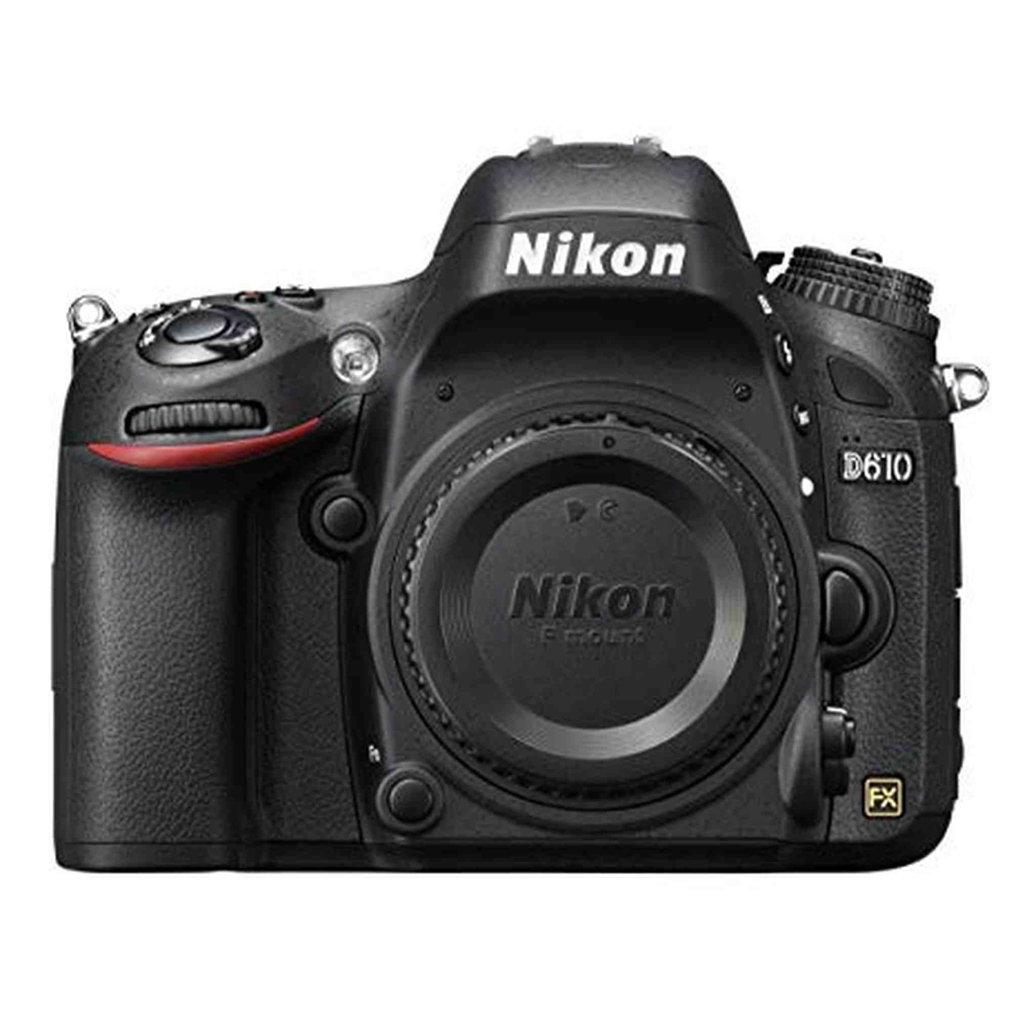 Nikon D610 24.3 MP CMOS FX-Format Digital SLR Camera Body Only - Reconditioned Nikon