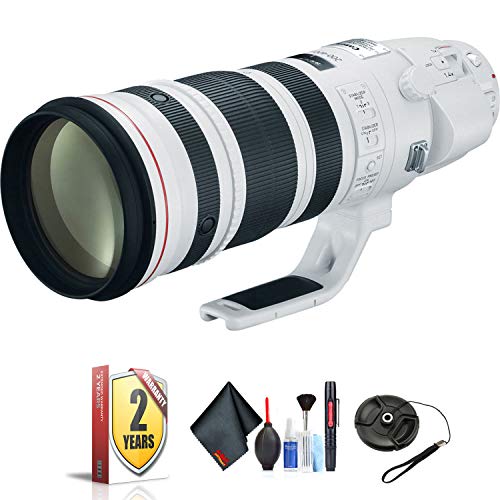 Canon EF 200-400mm f/4L is USM Extender 1.4X Lens for Canon EF Mount + Accessories (International Model with 2 Year Warr