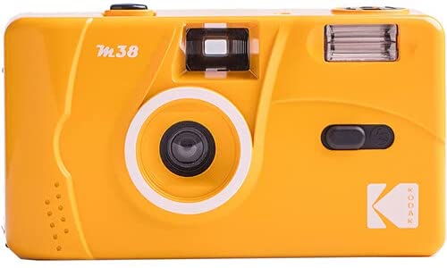 Kodak M38 35mm Film Camera -  (Yellow) with 6Ave Cleaning Kit