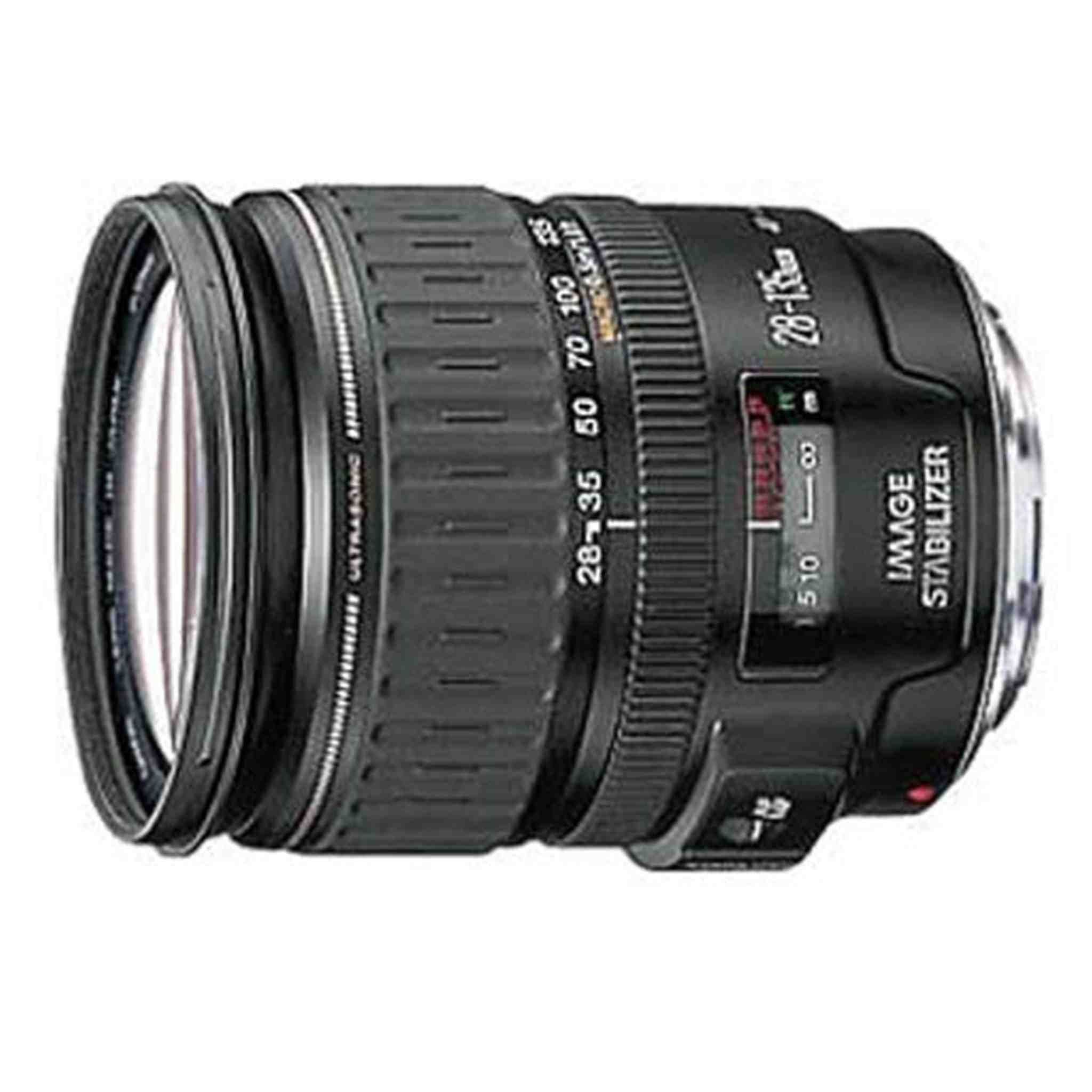 Canon EF 28-135mm f/3.5-5.6 is USM Standard Zoom Lens for Canon SLR Cameras - White Box - Used Canon
