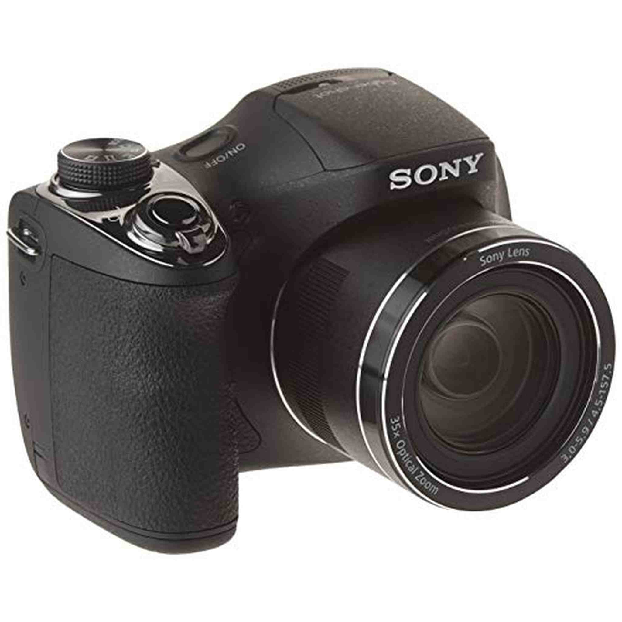 Sony Cyber-shot DSC-H300 20.1 Megapixel Compact Camera - Black - 3 LCD - 16:9 - 35x Optical Zoom - 2x - Optical IS - 5152 x 3864 Image - 1280 x 720 Video - HDMI - HD Movie Mode