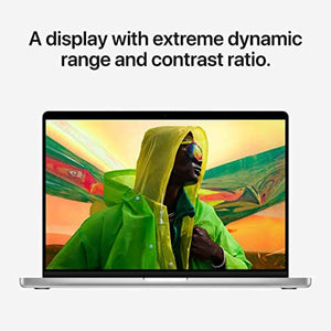 Apple MacBook Pro 16-inch, Apple M1 Pro chip with 10-core CPU and 16-core GPU, 16GB RAM, 1TB SSD - Silver Apple