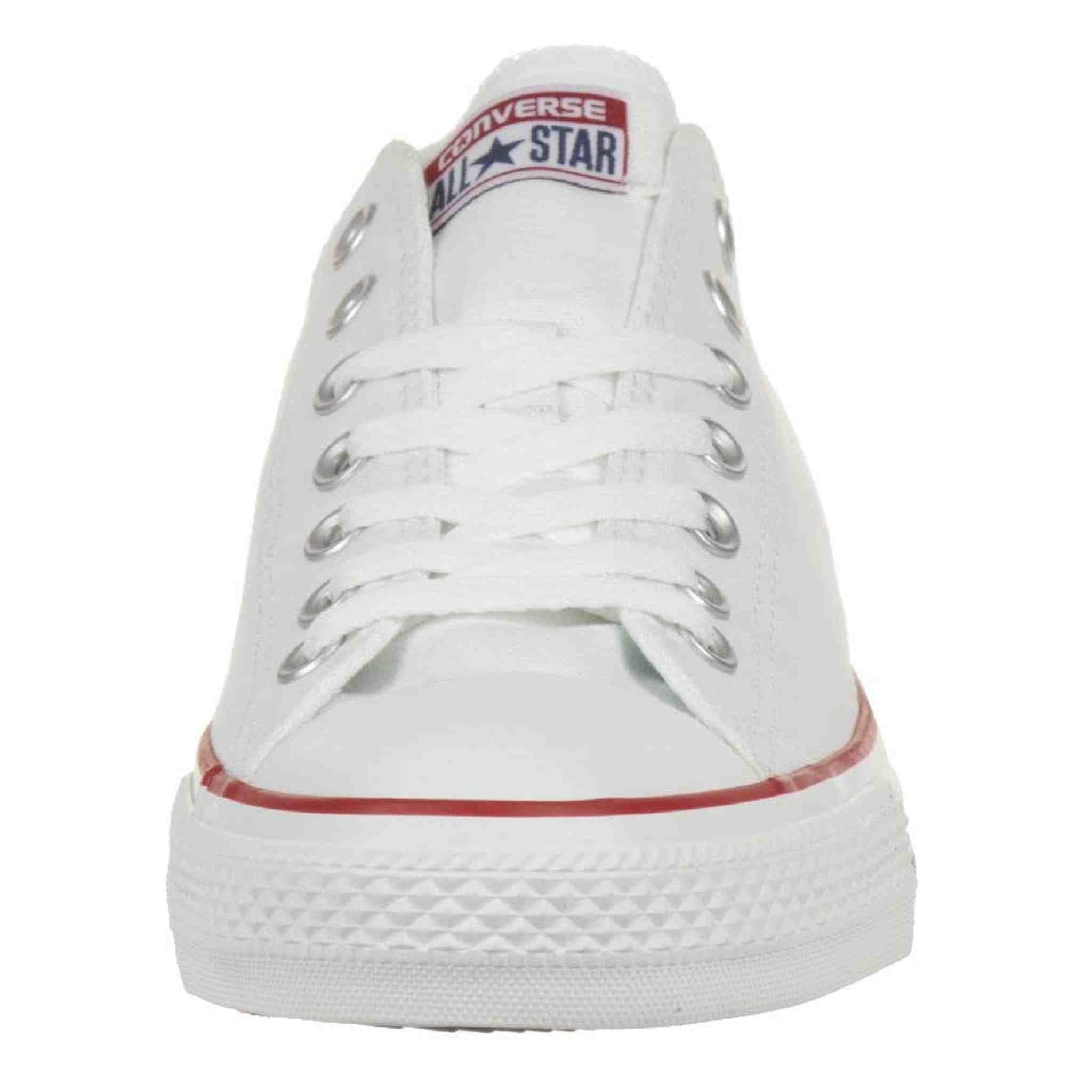 Converse Chuck Taylor All Star Canvas Low Top Sneaker, Optical White ,10 mens_us/12 womens_us