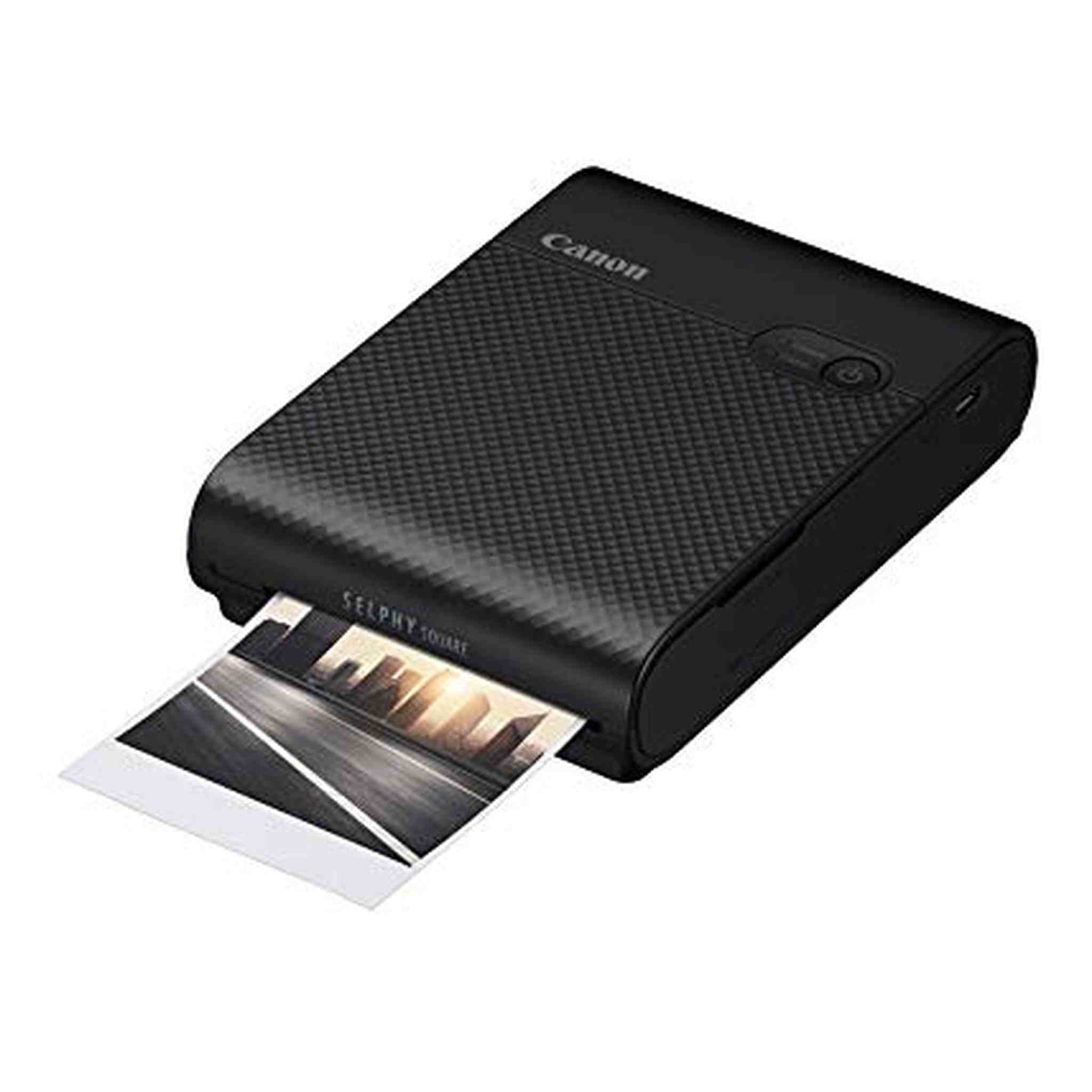 Canon SELPHY QX10 Portable Square Photo Printer for iPhone or Android, Black