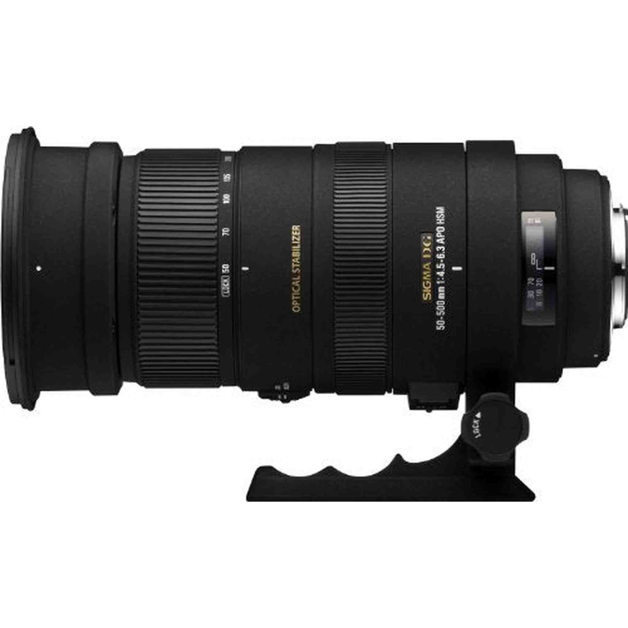 Sigma 50-500mm f/4.5-6.3 APO DG OS HSM SLD Ultra Telephoto Zoom Lens for Nikon Digital DSLR Camera Sigma