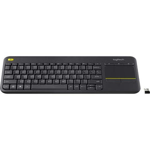Logitech Wireless Touch TV Keyboard K400 Plus for Computers Laptops with Touchpad Bundle 1-Pack + Stylus