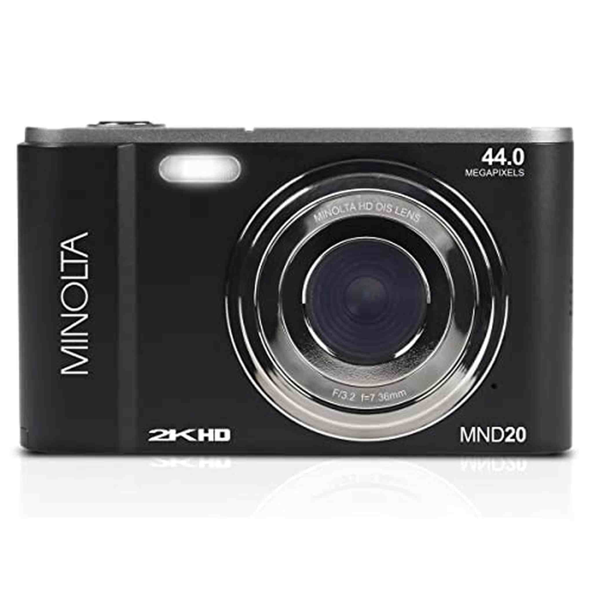 Minolta MND20 44 MP / 2.7K Ultra HD Digital Camera Black Minolta