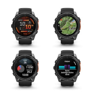 fenix 8 – 51 mm, AMOLED, Slate Gray with Black Silicone Band Garmin
