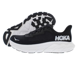 Hoka Men's Arahi 7 Sneaker, Black/White, 9.5