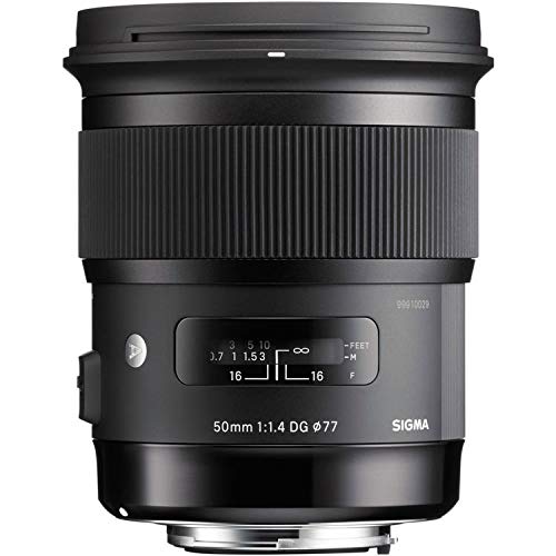 Sigma 50mm f/1.4 DG HSM Art Lens for Nikon F (USA) Standard Bundle