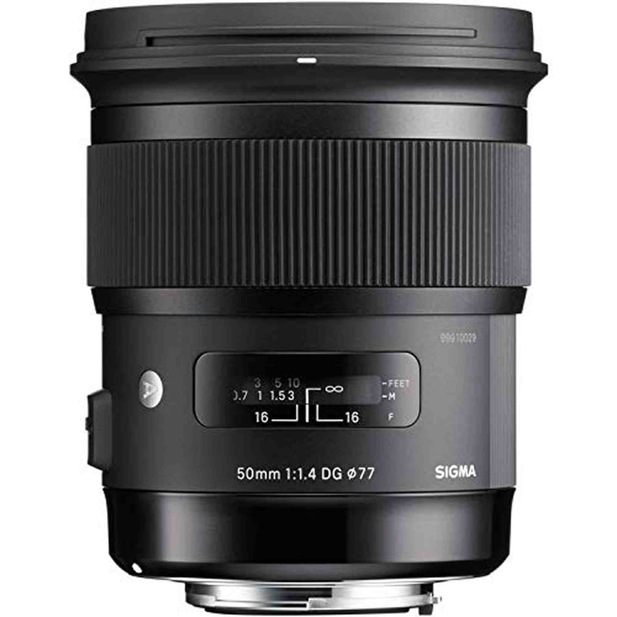 Sigma 50mm f/1.4 DG HSM Art Lens for Nikon F USA Standard Bundle