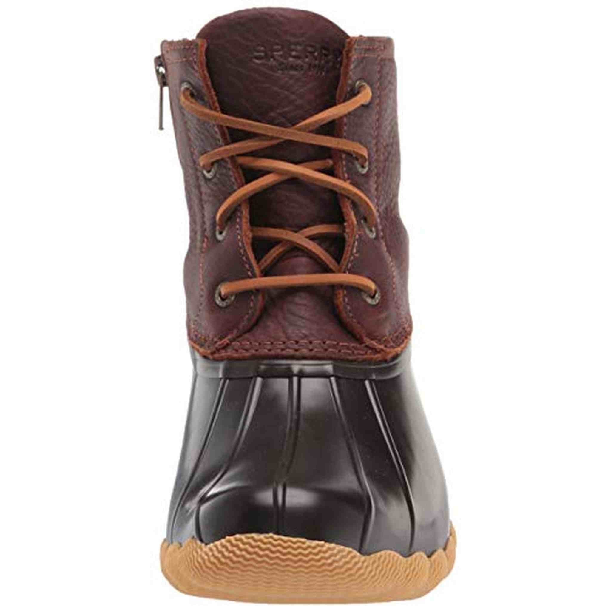 Sperry Women's Saltwater Boots, TAN/DK BROWN, 7 Medium - Used Sperry