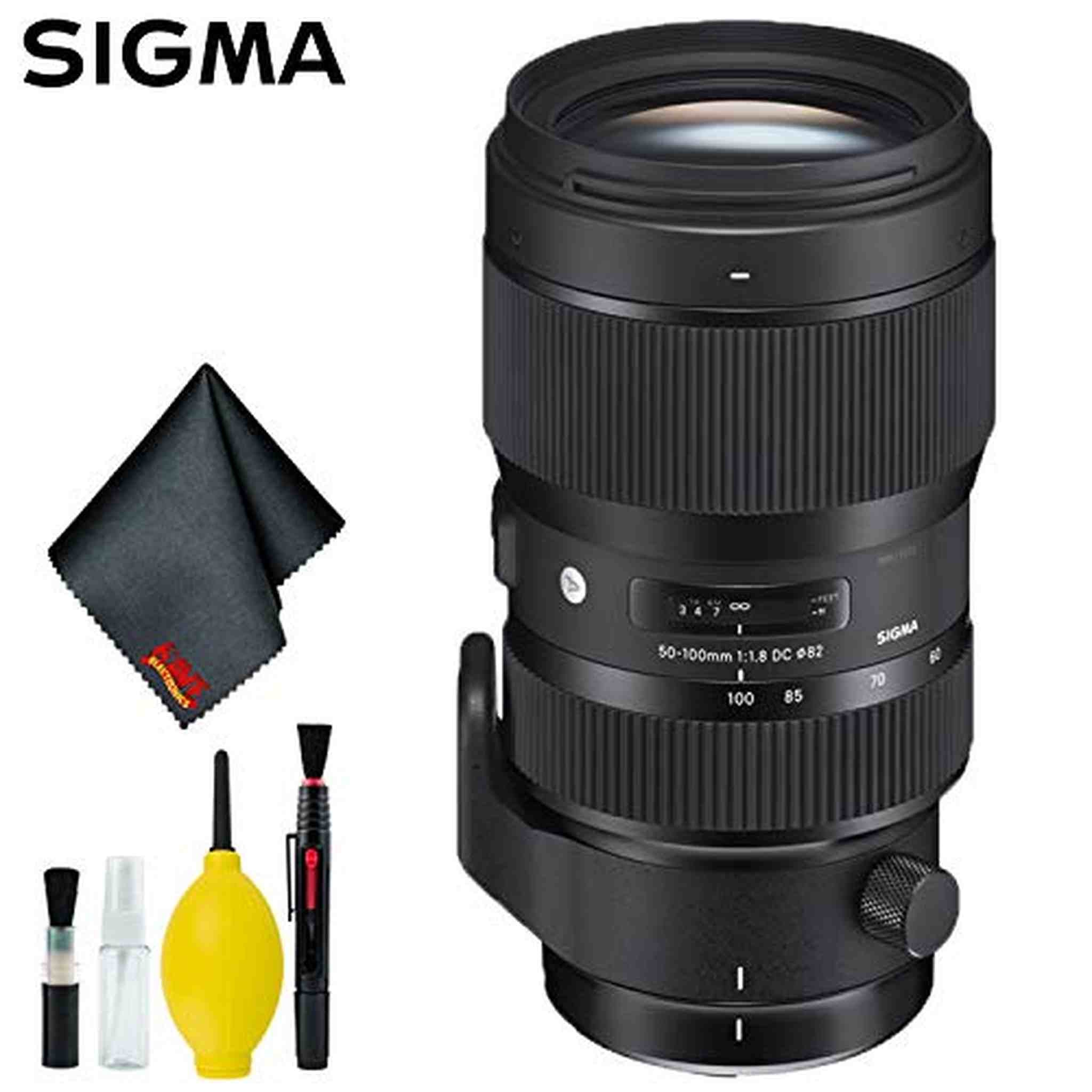 Sigma 50-100mm f/1.8 DC HSM Art Lens for Nikon F USA Standard Bundle