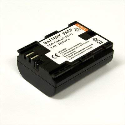 For Canon EOS 60D / 7D / 5D Mark IIDSLR Camera LP-E6 2200mAh Li-Ion Rechargable Battery