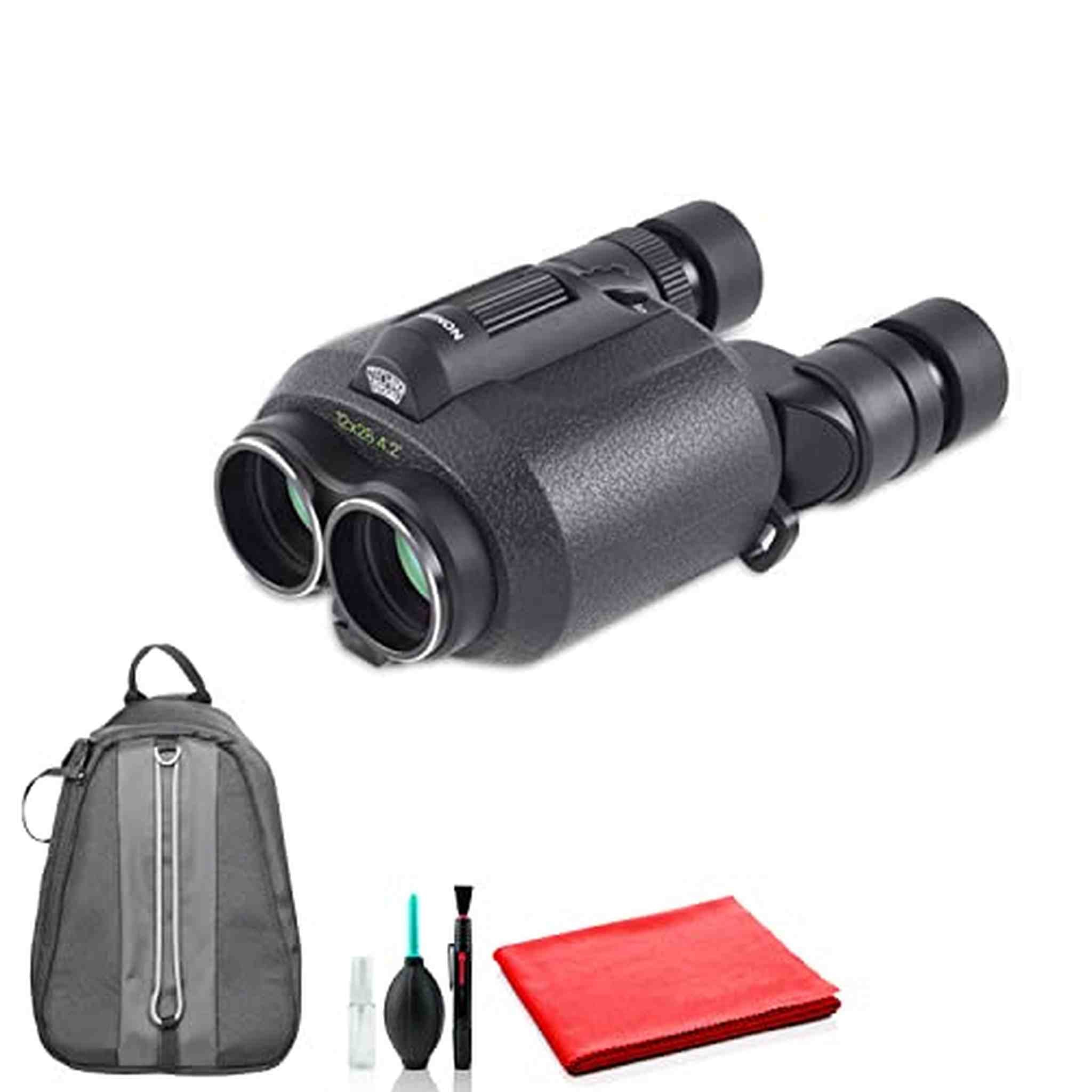 Fujinon 12x28 TS1228 Techno-Stabi Image-Stabilized Binoculars - Kit with Backpack -