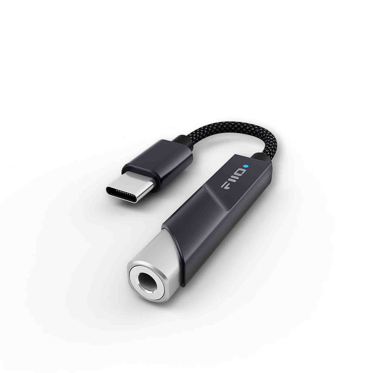 FiiO KA11 USB C to 3.5mm Audio Adapter 32bit/384KHz, USB Type C Dongle HiFi DAC Amplifier for Android/iOS/Windows/Mac Black, TC