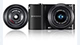 Samsung NX1000 Black ~ 20.3MP Digital Camera with 20-50mm Lens and 20mm lens