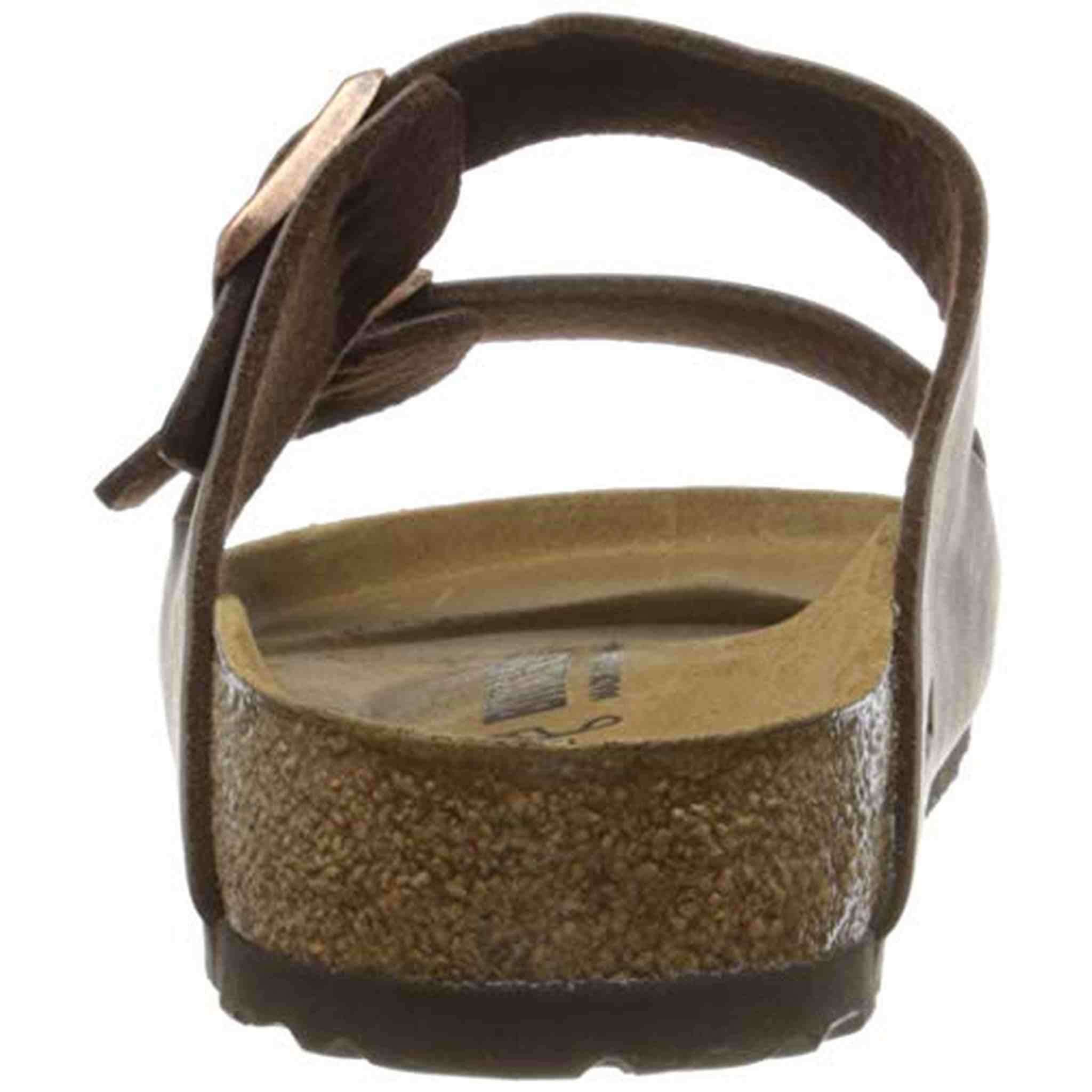 Birkenstock Women's Arizona Birko-Flo Dark Brown Birko-flor Sandals - 42 R EU US Men EU's 9-9.5, US Women EU's 11-11.5