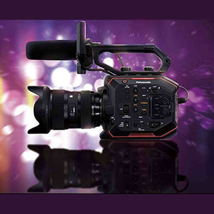 Panasonic AU-EVA1 Compact 5.7K Super 35mm Cinema Camera - Battery - Backpack - LED Panel Light - Pro Accessories Bundle
