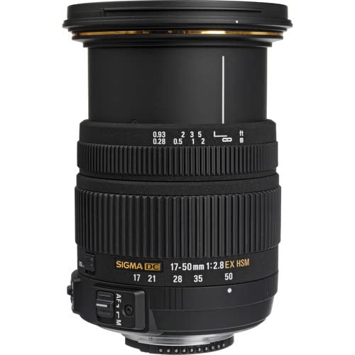 Sigma 17-50mm f/2.8 EX DC OS HSM Lens for Nikon F + Accessories