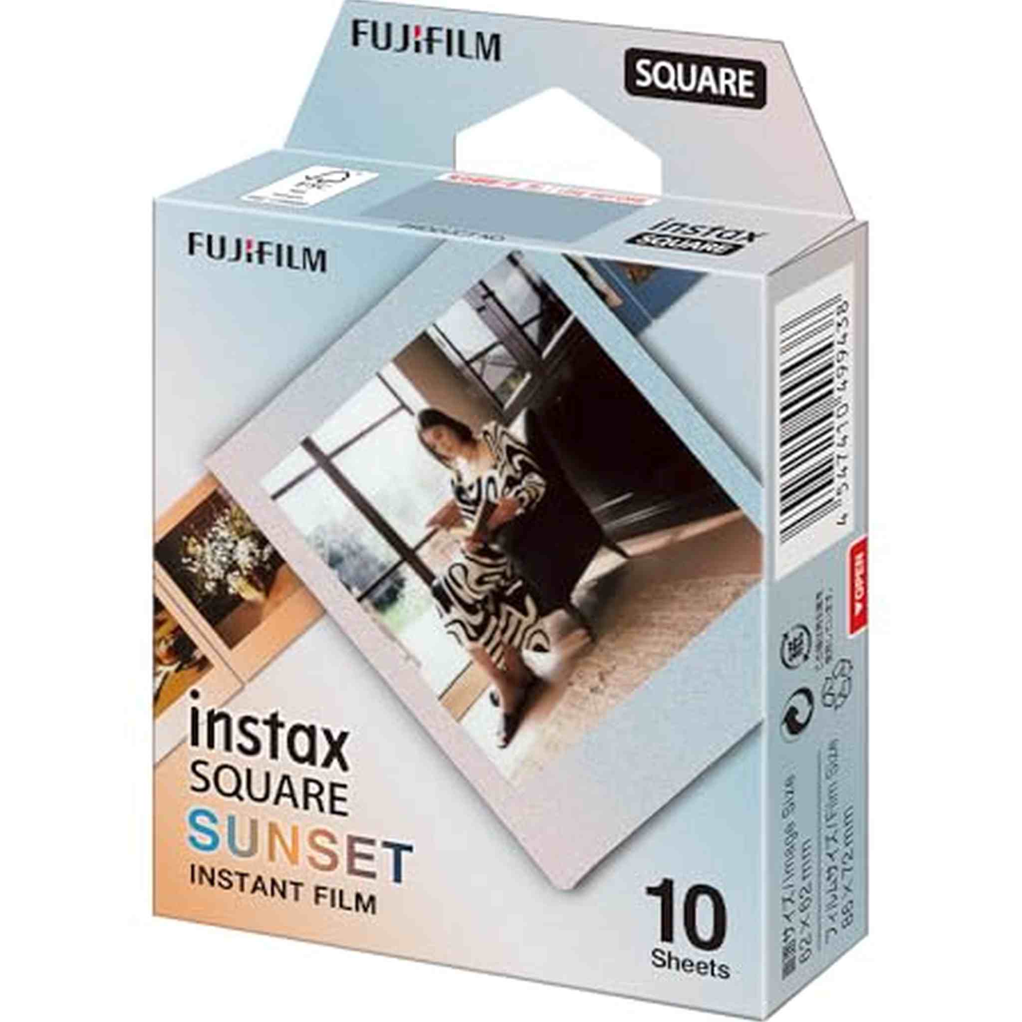 FUJIFILM Instax Square Sunset Film - 10 Exposures instax