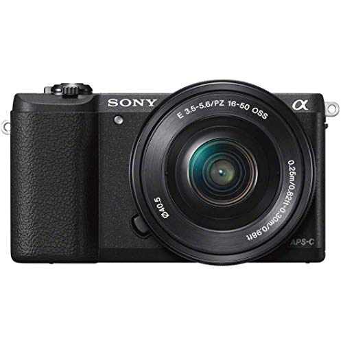 Sony Alpha a5100 Mirrorless Digital Camera with 16-50mm Lens (Black)