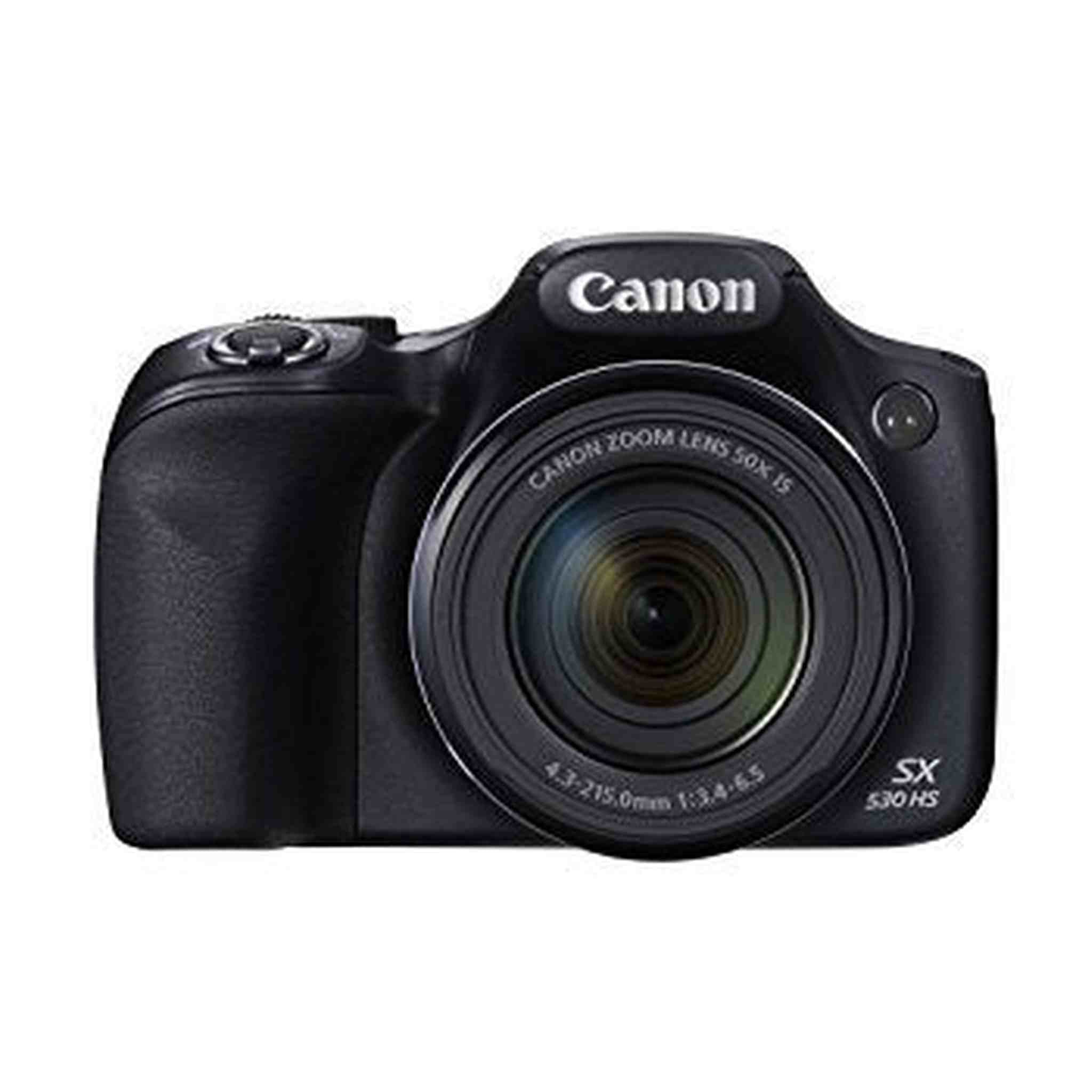Canon PowerShot SX530 HS 16.0 MP CMOS Digital Camera with 50x Optical is Zoom 24-1200mm , Built-in WiFi, 3-Inch LCD and - Reconditioned Canon
