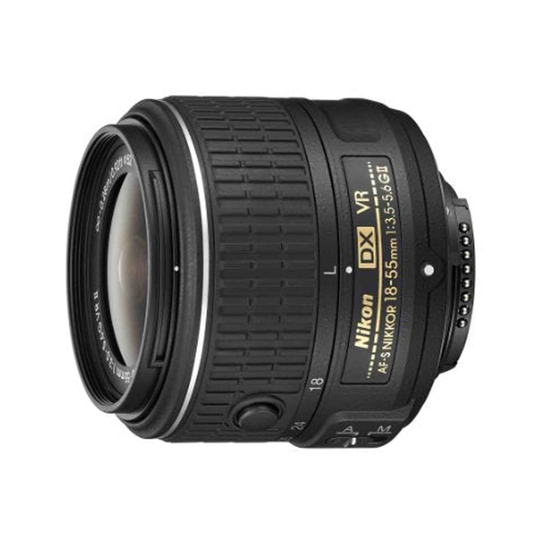 Nikon AF-S DX NIKKOR 18-55mm F/3.5-5.6 G VR II Lens # 2211 - Renewed - Reconditioned Nikon