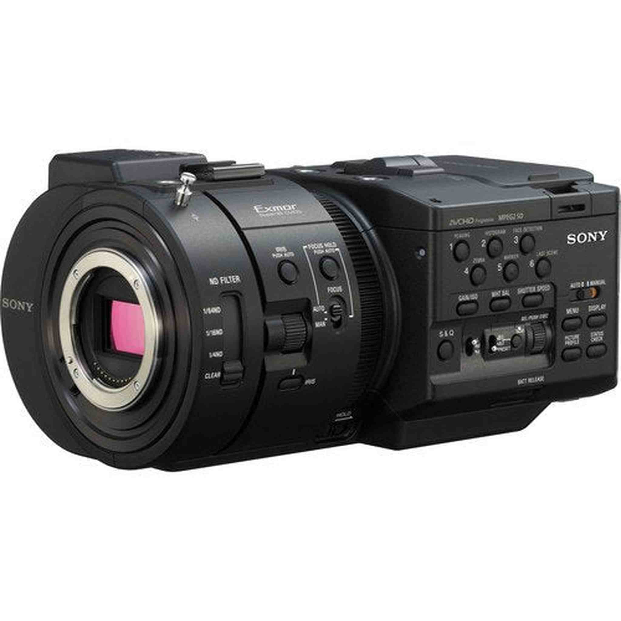 Sony NEX-FS700R Super 35 Camcorder Intl Model With 64GB Memory Card, Extra Battery and Charger, UV Filter, LED Light, Case, Telephoto Lens Bundle Sony