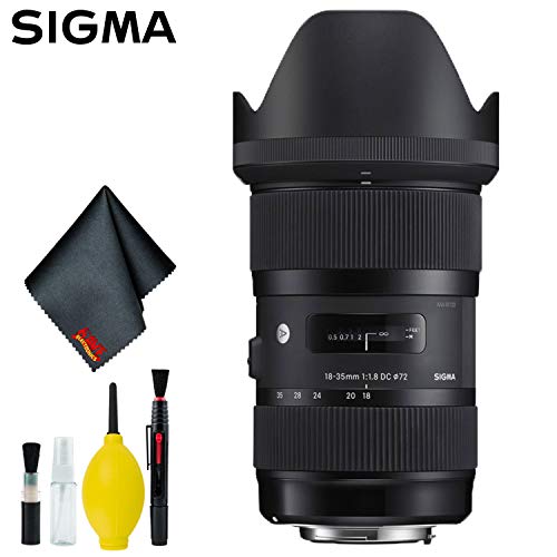 Sigma 18-35mm f/1.8 DC HSM Art Lens for Canon EF Standard Kit