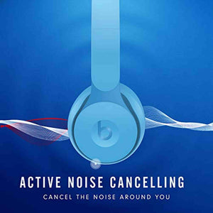 Beats Solo Pro Wireless Noise Cancelling Bluetooth On-Ear Headphones -Light Blue