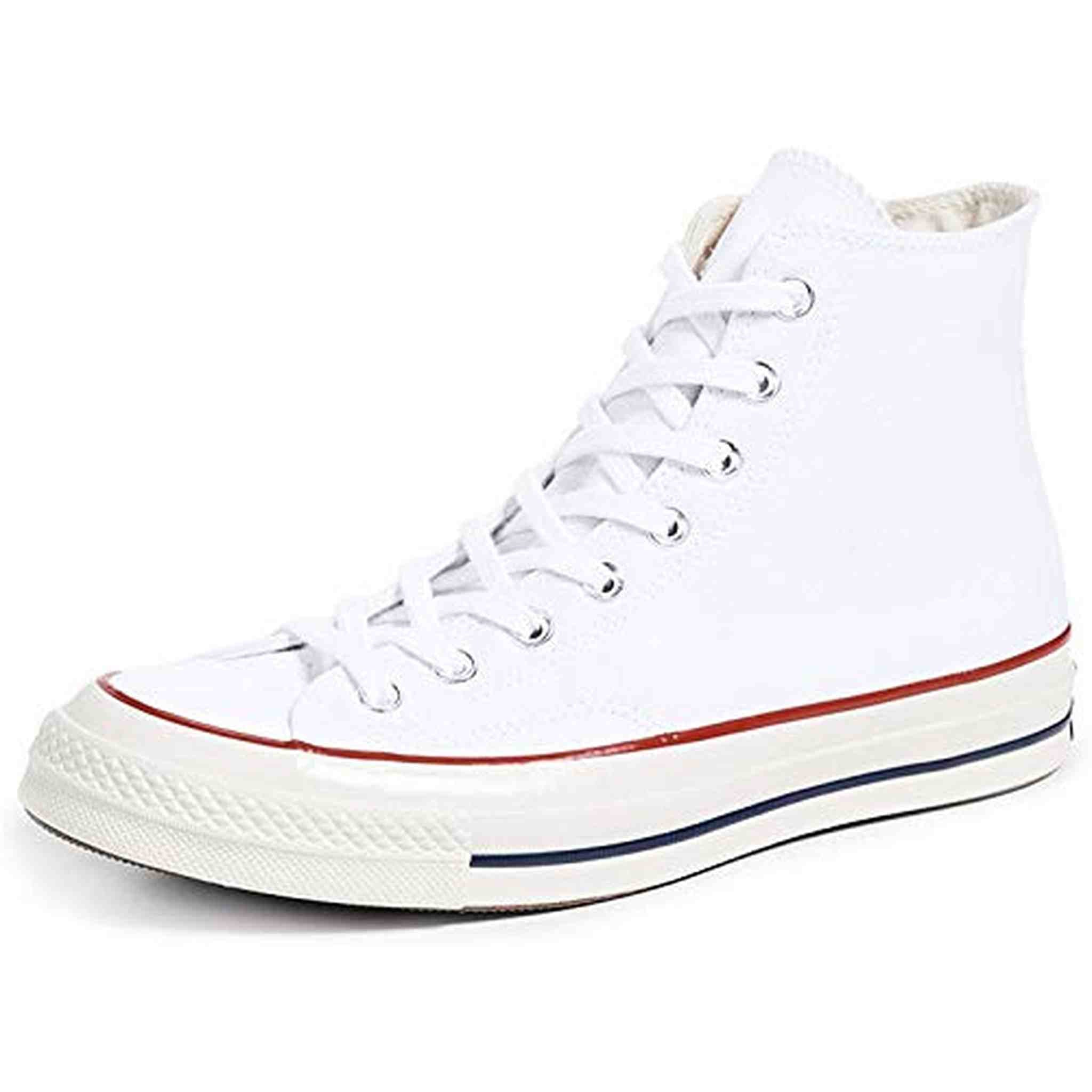 Converse Unisex high top Sneaker, White Garnet Egret, 6 US Men
