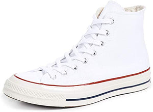 Converse Unisex high top Sneaker, White Garnet Egret, 6 US Men