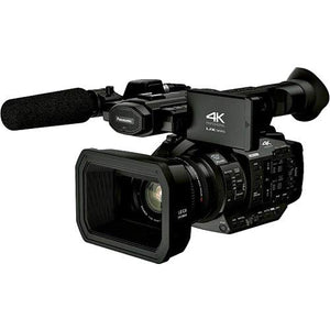 Panasonic AG-UX180 4K Premium Professional Camcorder Bundle with 2 Year Extended Warranty, Sony 128GB SDXC Memory Card,