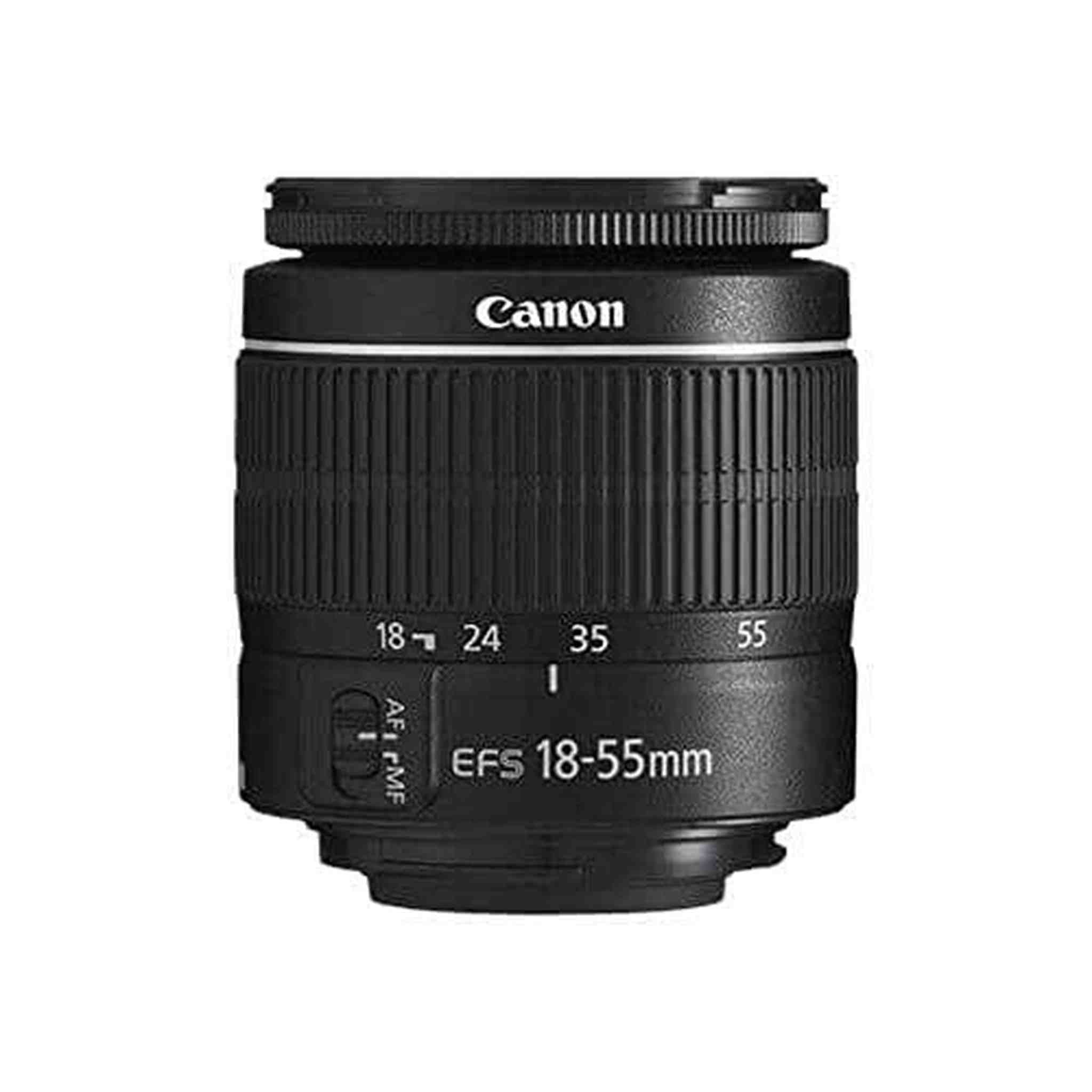 Canon EF-S 18-55mm f/3.5-5.6 III Camera Lens New in White Box International Model No Warranty