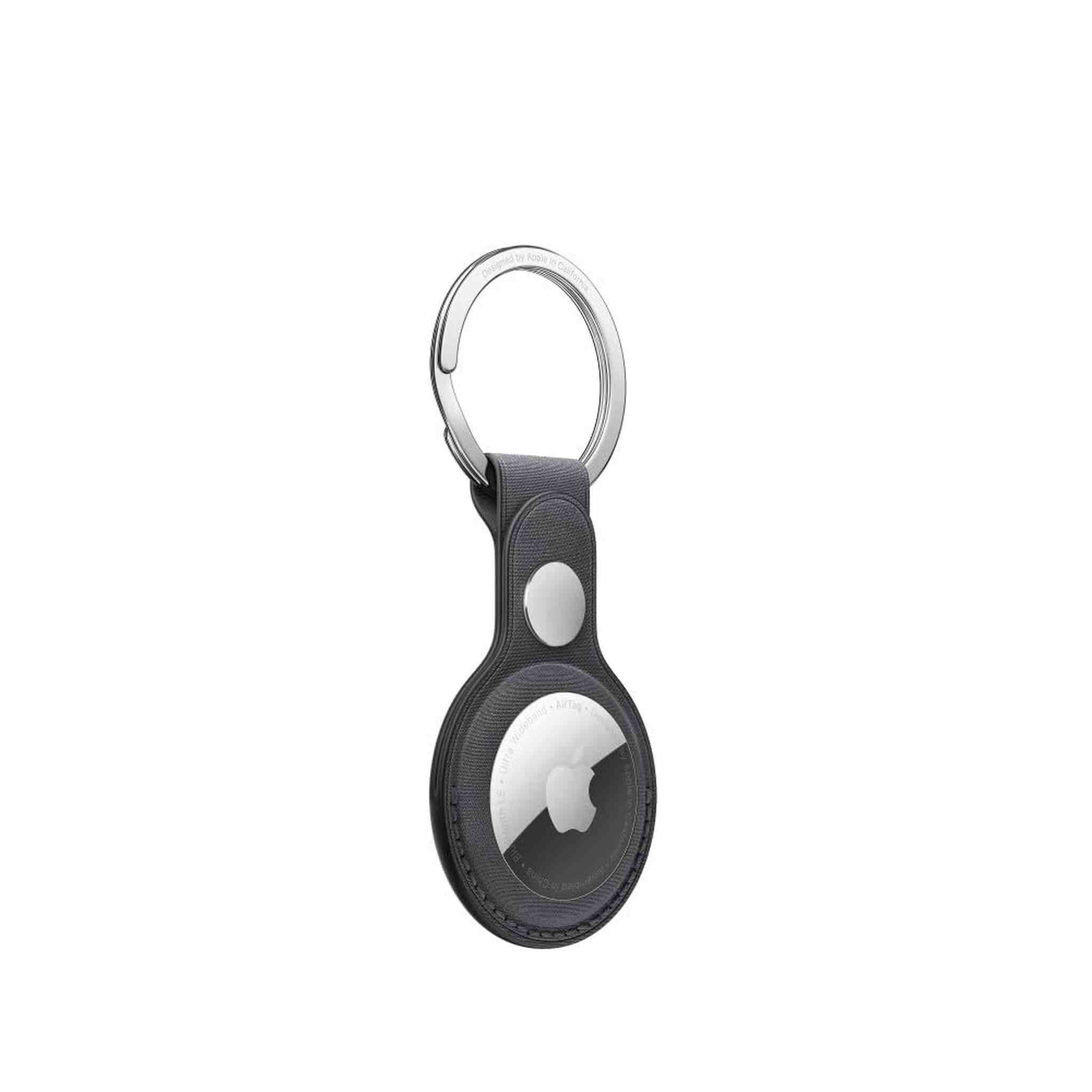 Apple AirTag FineWoven Key Ring - Black - MT2H3ZM/A