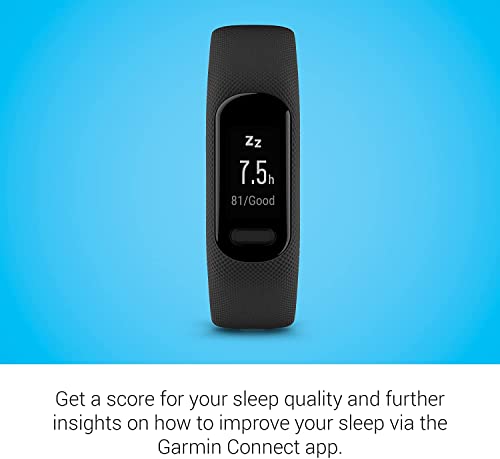 Garmin vivosmart 5, Fitness Tracker with 6Ave Accessory Bundle