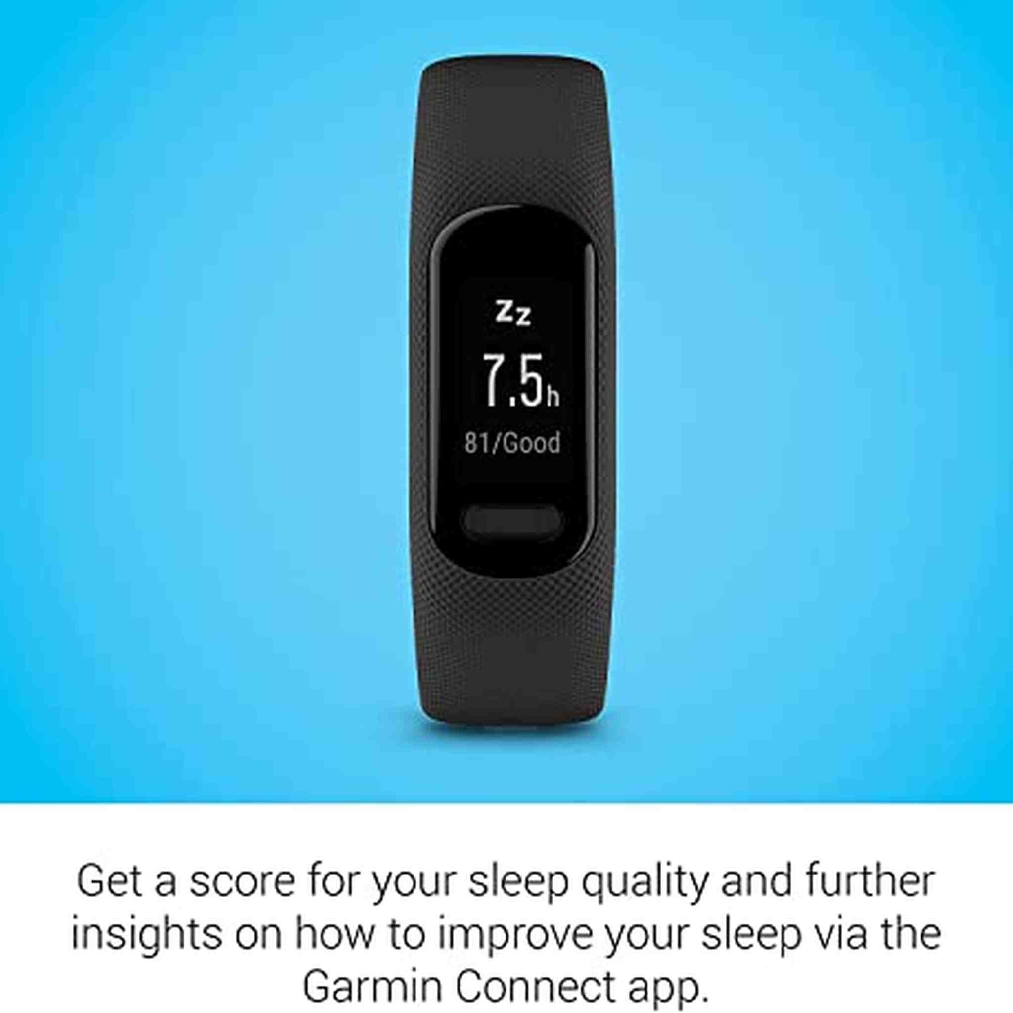 Garmin vivosmart 5, Fitness Tracker with 6Ave Accessory Bundle