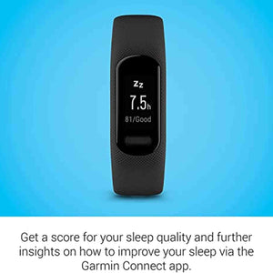 Garmin vivosmart 5, Fitness Tracker with 6Ave Accessory Bundle