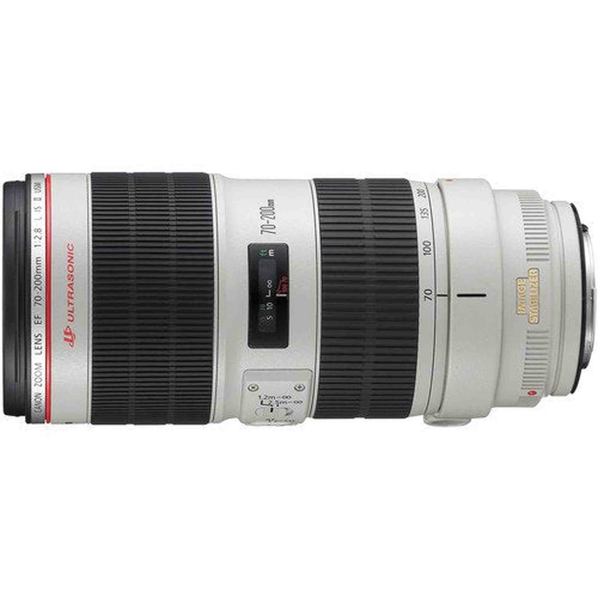 Canon EF 70-200mm f/2.8L is II USM Lens Bundle w/ 64GB Memory Card + Accessories, 3 Piece Filter Kit Color Multicoated 6 Canon