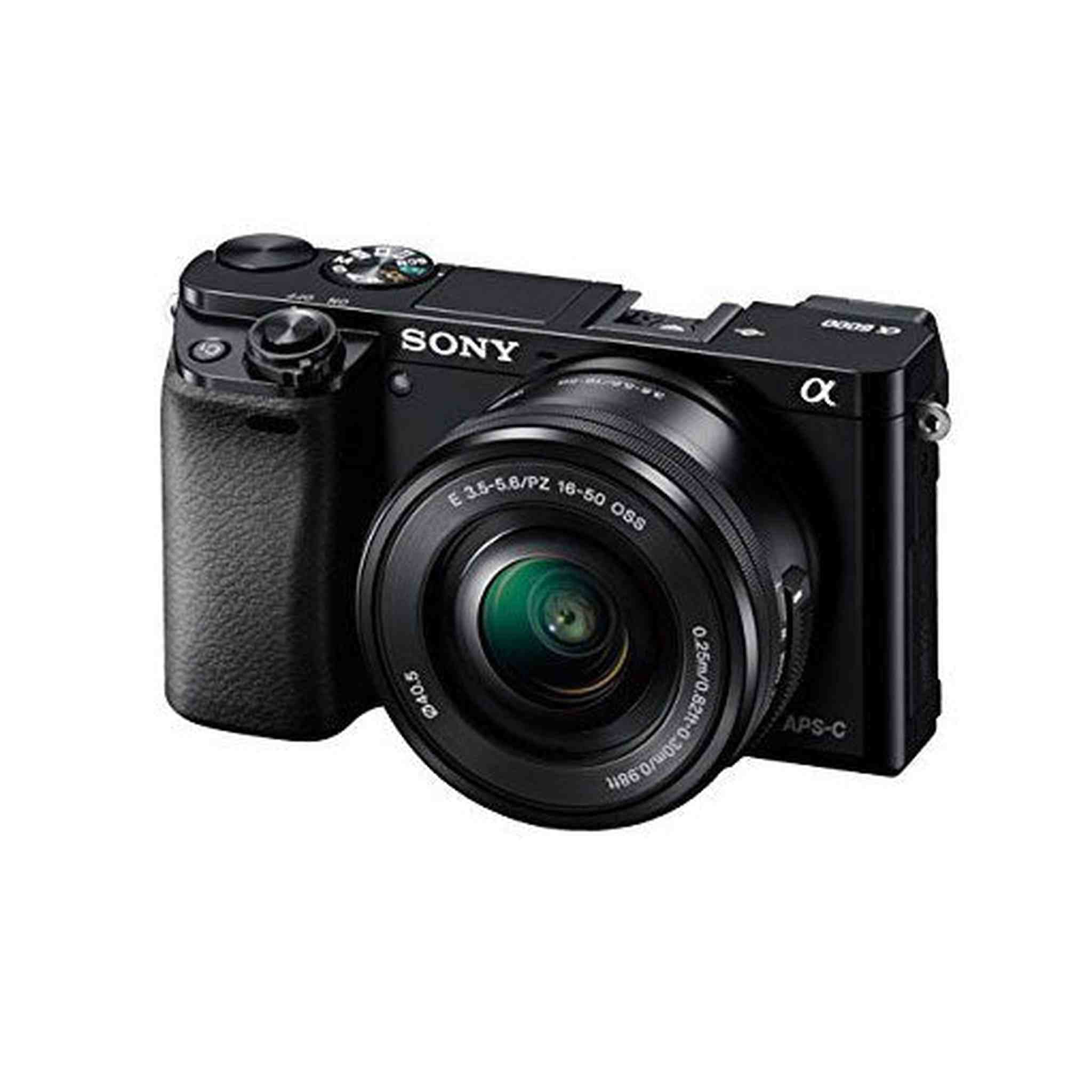 Sony Alpha a6000 Mirrorless Digitial Camera 24.3MP SLR Camera with 3.0-Inch LCD Black w/ 16-50mm Power Zoom Lens - Reconditioned Sony