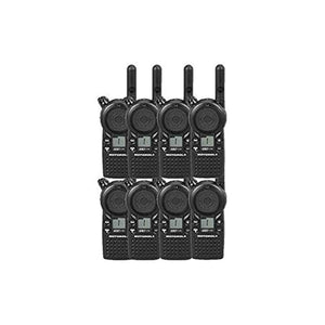 8 Pack of Motorola CLS1110 Two Way Radio Walkie Talkies UHF Motorola