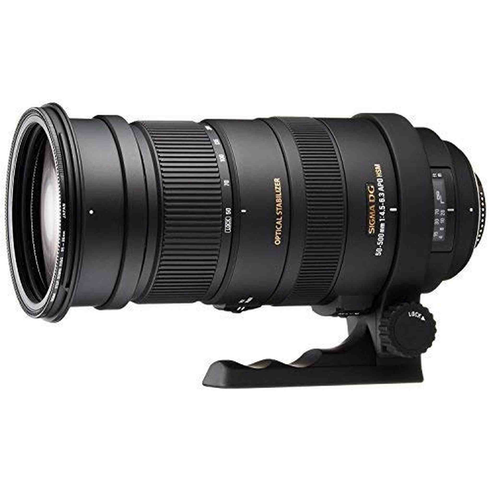 Sigma 738306 50-500mm F/4.5-6.3 APO DG OS HSM SLD Ultra Telephoto Zoom Lens for Nikon Digital DSLR Camera - Internationa Sigma